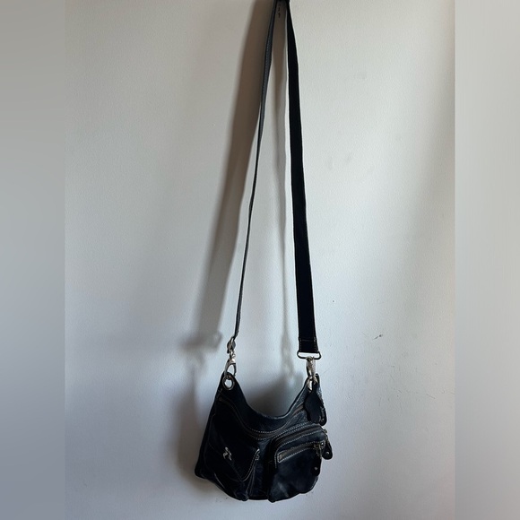 Roots Handbags - Roots Black Leather Crossbody Bag
